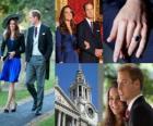 Zaangażowanie Prince William Anglii do Catherine Middleton