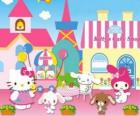 Hello Kitty i jej przyjaciół dniu spędzonym w cieście