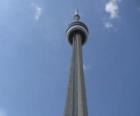 CN Tower, komunikacji i wieża widokowa o wysokości ponad 553 metrów, Toronto, Ontario, Kanada