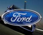 logo Ford. marki samochodów w USA