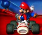 Super Mario Kart jest gra wyścigowa