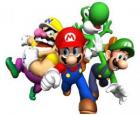 Wario, Mario, Luigi i Yoshi