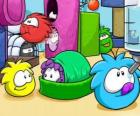 Zwierzęta Puffles w Club Penguin