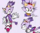 Blaze the Cat, księżniczką, a jeden z przyjaciół Sonic