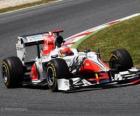 Narain Karthikeyan - HRT - Barcelona 2011