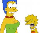 Marge płacze zaskoczony widząc Lisa