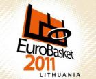 Logo EuroBasket 2011 na Litwie. Koszykówka Mistrzostwa Europy 2011. FIBA Europe