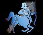 Strzelec. Centaura, łucznika. Dziewiąty znak zodiaku. Łacińska nazwa jest Sagittarius