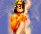 Zeusa, greckiego boga nieba i piorunów i król bogów olimpijskich
