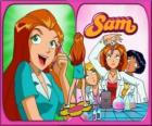 Sam, jeden z trzech szpiegów Totally Spies