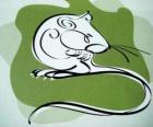 Szczur, znak Szczur, Rok Szczura. Pierwszy znak dwunastu zwierząt Horoskop chiński
