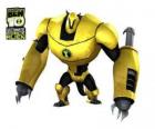 Armodrillo, niezawodne cudzoziemca jak robota armadillo z planety Terraexcava. Ben 10 Ultimate Alien