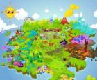 The world of Moshi Monsters