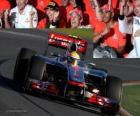 Lewis Hamilton - McLaren - Melbourne, Grand Prize of Australia (2012) (3 stanowiska)