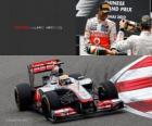 Lewis Hamilton - McLaren - Chiński Grand Prix (2012) (3 stanowiska)