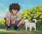 Kiba Inuzuka i jego pies i najlepszy przyjaciel Akamaru są częścią zespołu 8