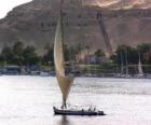 Rzeka Nil jest największa rzeka w Afryce, przechodzącej przez Egipt