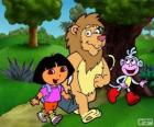 Dora, Boots i lwa w parku