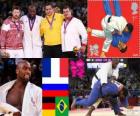 Dekoracji mężczyzn w Judo ponad 100 kg