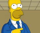 Homer Simpson bardzo eleganckie