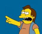 Nelson Muntz, od czasu do czasu przyjaciel Bart i Lisa przez byłego chłopaka.