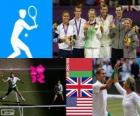 Gra podwójna tenis mieszane Londyn 2012