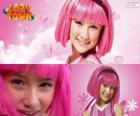 Stephanie, bohater dziewczyna z Lazy Town, która kocha kolor różowy