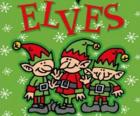 Trzy małe elfy Świętego Mikołaja