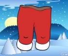 Święty Mikołaja spodnie