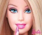 Barbie jest pomalowane usta
