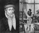 Johannes Gutenberg (1398-1468), twórca nowoczesnej drukarskiej