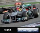 Lewis Hamilton - Mercedes - 2013 chiński Grand Prix, 3 sklasyfikowane