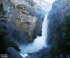 Wodospad w Parku Narodowym Yosemite
