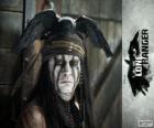 Tonto (Johnny Deep) w Film Lone Ranger