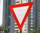 Yield sign