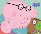 Peppa Pig i jej ojciec