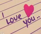 I love you