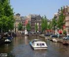 Kanałów w Amsterdamie, Holandia
