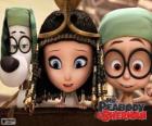 Trzech bohaterów filmu Pan Peabody i Sherman