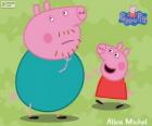 Peppa Pig z ojcem