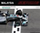 Lewis Hamilton mistrzem Grand Prix Malezji w 2014 roku