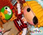 Patch Treasurechest od Lalaloopsy ze swoim zwierzakiem, papuga