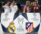 Real Madryt vs Atletico. Final UEFA Champions League 2013-2014. Estadio da Luz, Lizbona, Portugalia