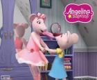 Angelina Ballerina i jego ukochanej siostry Polly