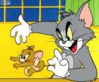 Tom cat złapać mysz Jerry