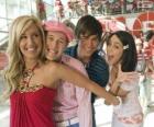 Sharpay Evans, Ryan Evans, Troy Bolton i Gabriella Montez