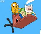 Finn i Jake latające