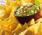 Nachos z guacamole