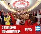 Olympiacos FC, mistrz Grecji w piłce nożnej, Super League 2014-2015