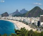 Copacabana jest jednym z najbardziej znanych dzielnic w Rio de Janeiro, Brazylia